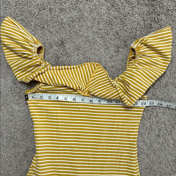 Saylor Stripe Knit Ruffle Dress - Picture 4 of 8